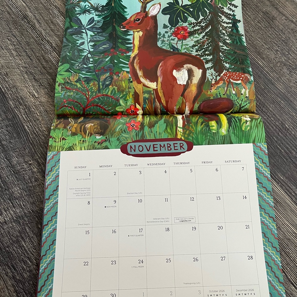 2026 World of Nathalie Lété Wall Calendar 2026! IN STOCK! Ready to ship! - Picture 7 of 16